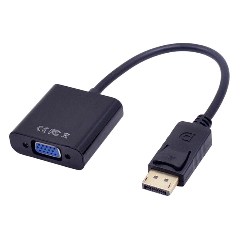 Los fabricantes suministran DP a VGA cable adaptador HD DisplayPort ordenador conexión proyector grande DP a VGA