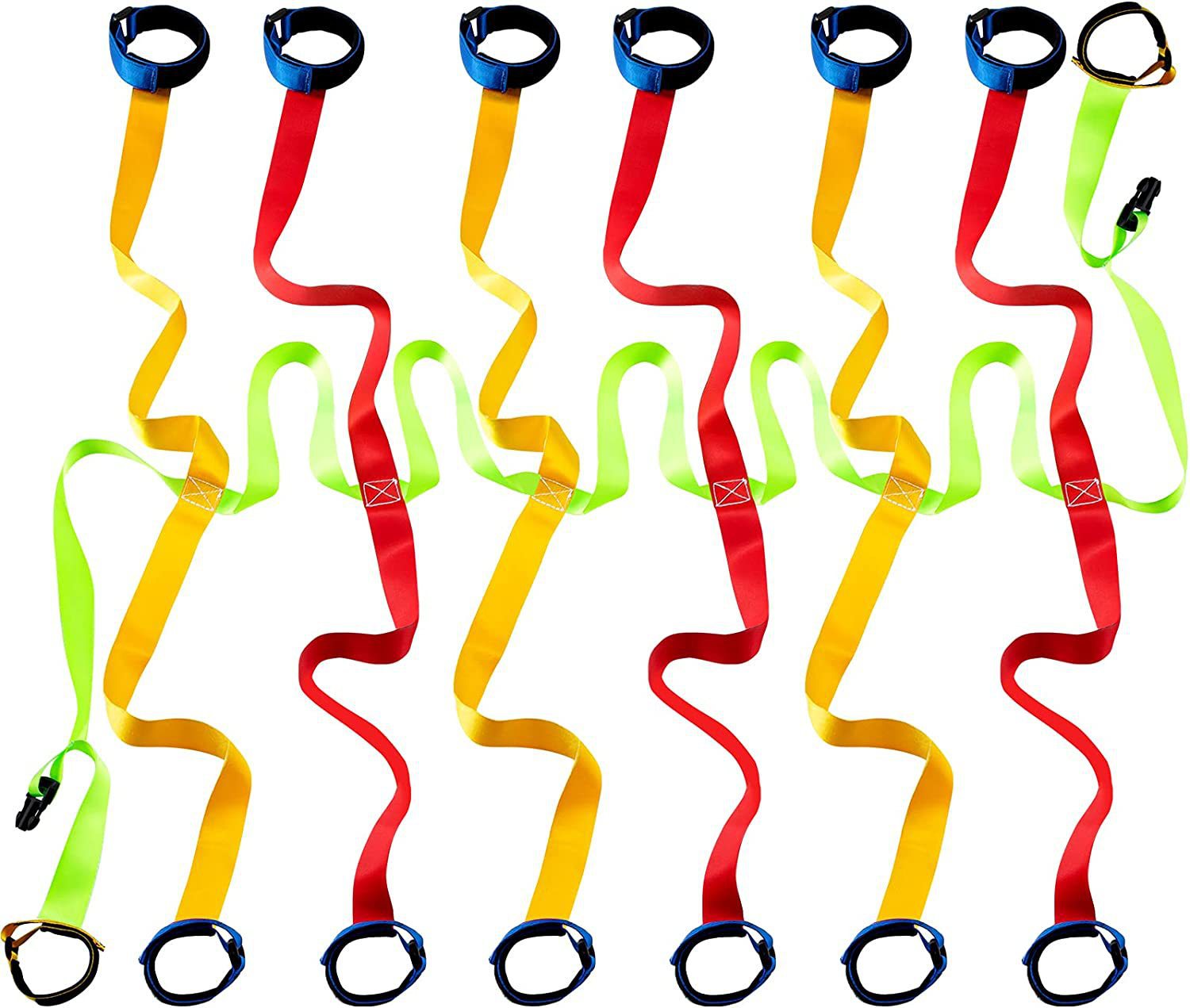 Amazon's new line of children's safety walking ropes includes 14 adult-sized safety walking ropes with colorful handle straps