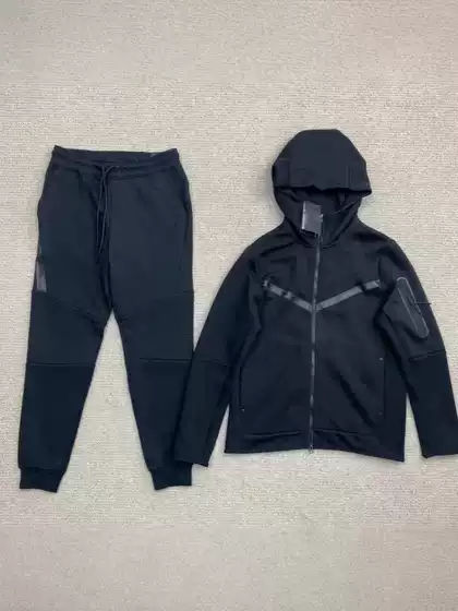 2024 Casual Sports Hooded Men's Side Zipper 490 and 163 Suit