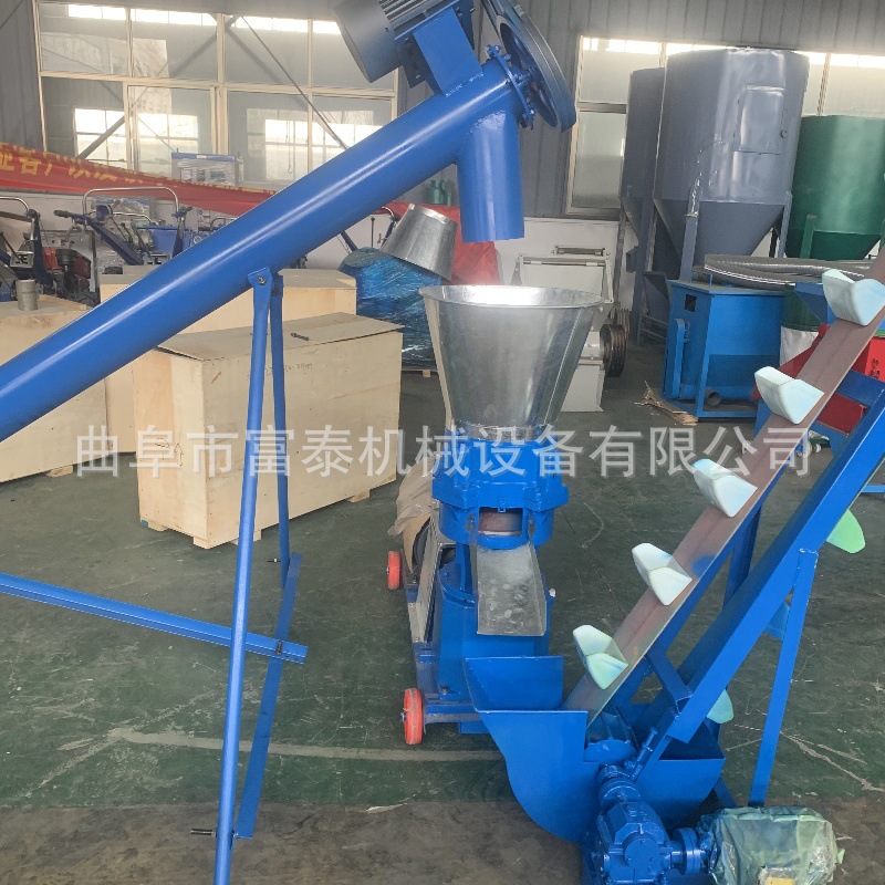 鸡鸭鹅饲料造粒机 畜牧养殖颗粒机 牛羊鱼鸽子饲料机 猫砂颗粒机