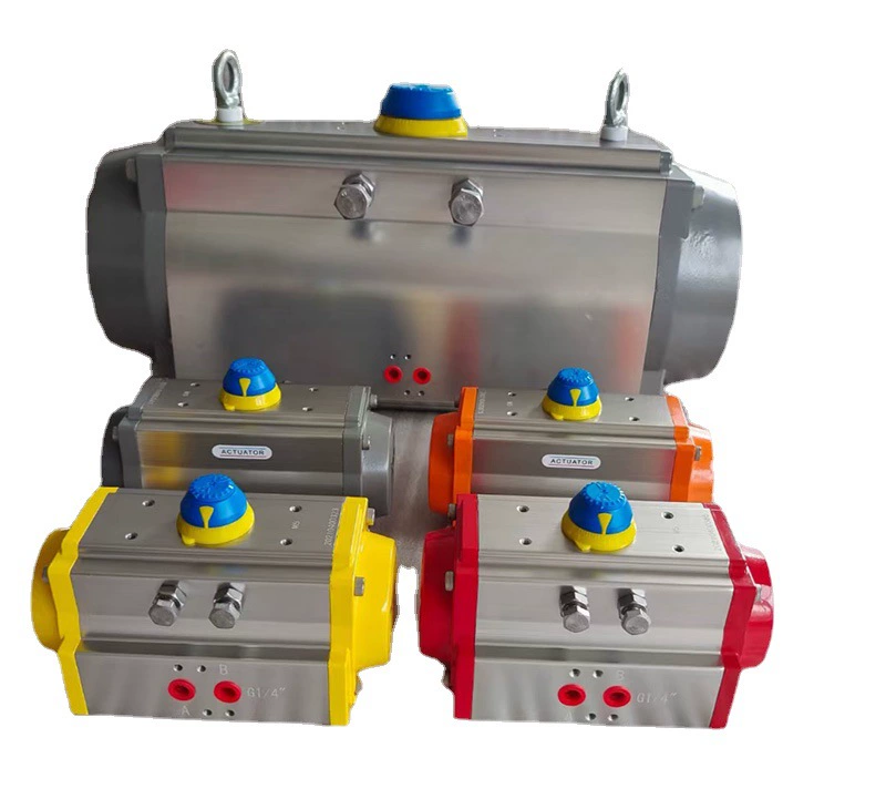 Новый пневматический привод двойного действия AT с пневматической головкой одностороннего действия, запорный клапан