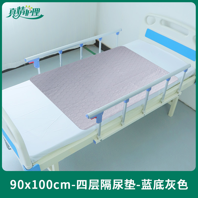 Almohadillas de incontinencia lavables de gran tamaño al por mayor para personas mayores, almohadillas impermeables y transpirables para el cuidado de adultos, almohadillas menstruales gruesas de cuidado genuino.