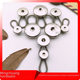 10-15-19mm Collar Elastic Shirt Elastic Alloy Spring Denim Pants Buckle Extension Buckle Factory Outlet