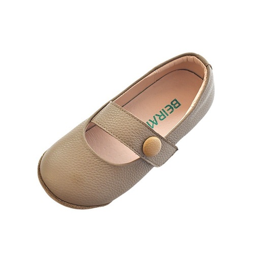 Girls leather shoes princess shoes campus performance black retro soft sole non-slip breathable leather baby infant performance new