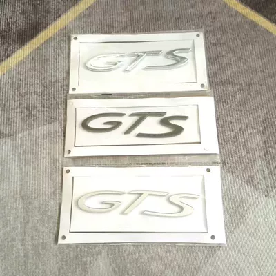 rear emblem stickers, Car logo - standard-gts-one-remark-color-when-placing-order