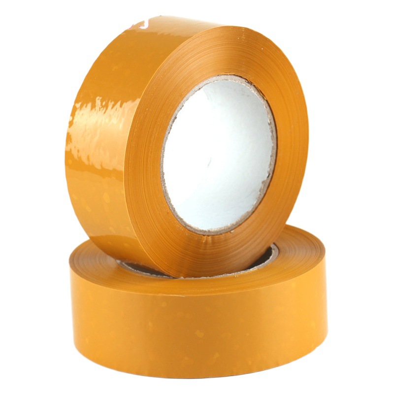 Cinta transparente rollo grande caja completa al por mayor e-commerce cinta adhesiva sellado adhesivo Logistics Express sellado adhesivo amarillo cinta adhesiva al por mayor