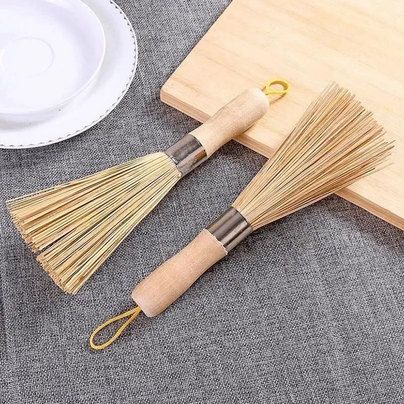 Pastoral Solid Color Wood Cleaning Brush 1 Piece display picture 1