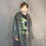 单人男女连体加长雨披