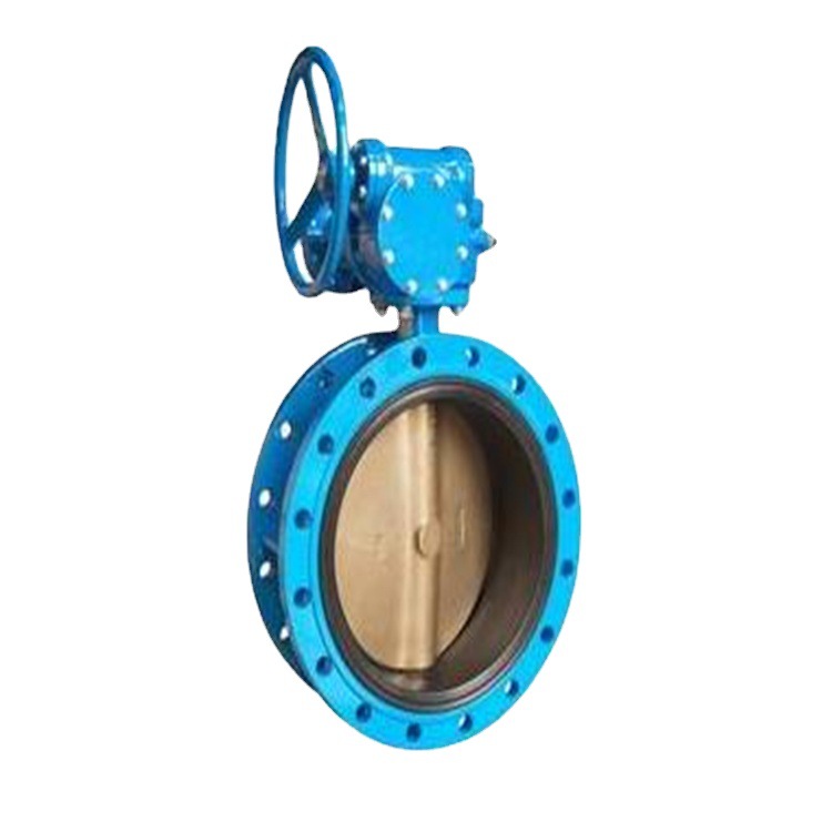 D341X法兰橡胶蝶阀中线天然硅胶均有蜗轮软密封轻量化设计涡轮