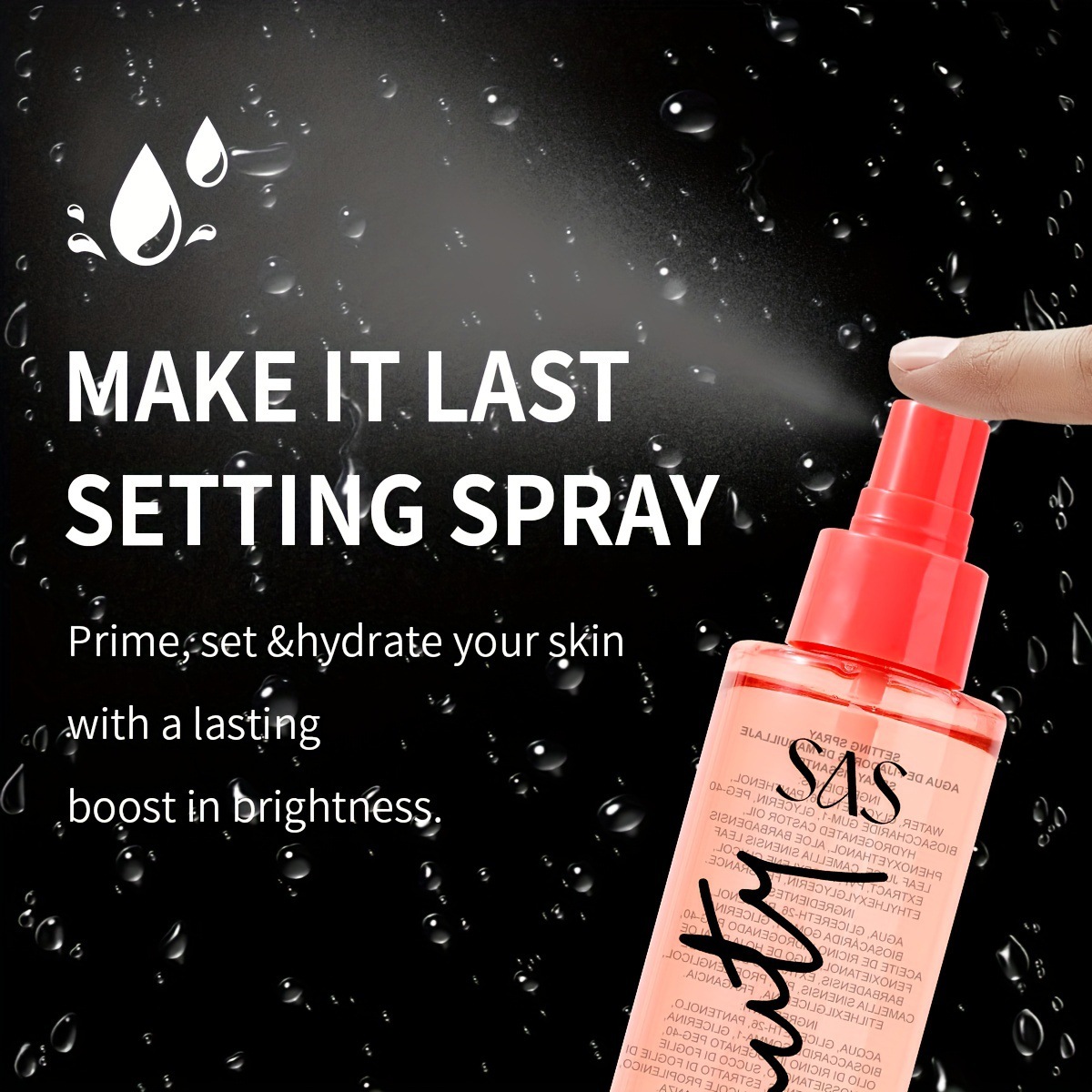 USHAS Europa y los Estados Unidos transfronterizos spot de maquillaje a prueba de agua antitranspiración a prueba de maquillaje a prueba de maquillaje SAC067