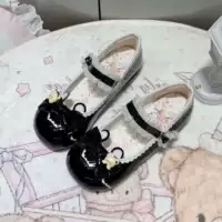 Туфли Lolita на низком каблуке (Uncle Meow’s) «Маленький мишка», круглый носок, 35–40, съёмный бант