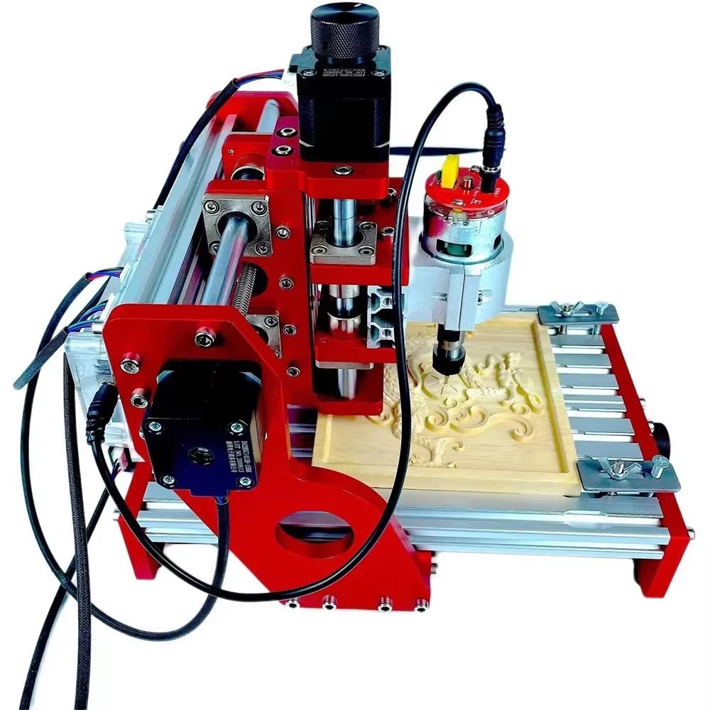 220V适配器9000R CNC1419 24V木工标准全金属小型台式数控雕刻机