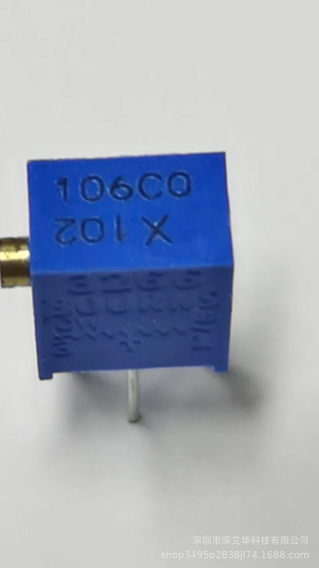 BOURNS 50K欧0.25W12圈7.24X7.24X4.5侧调直插式-3266X-1-503LF