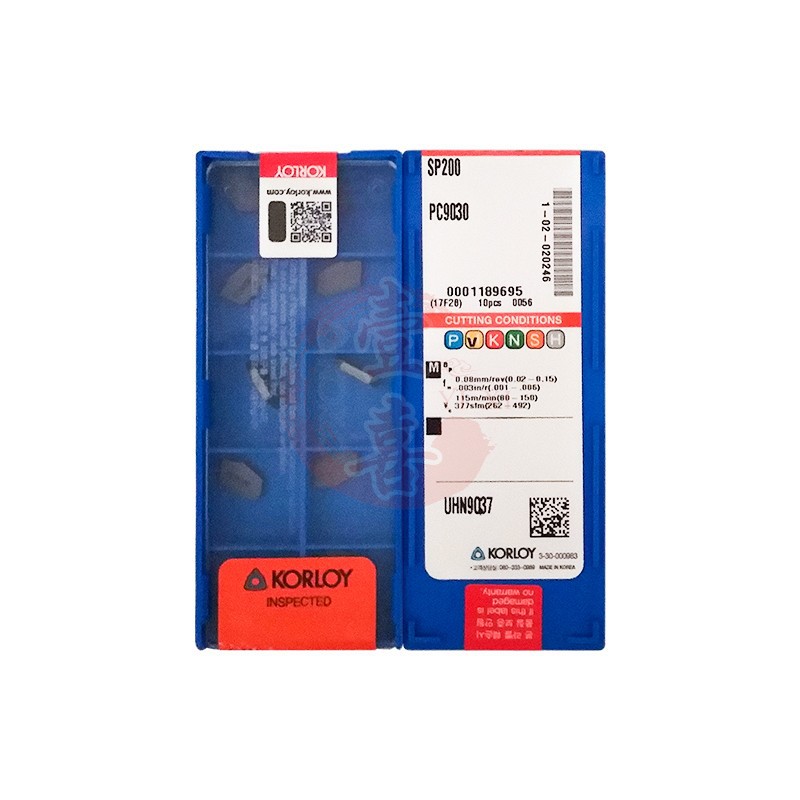 正品韩国克洛伊数控刀片SP200 H01/NC3020/NC3030/PC9030