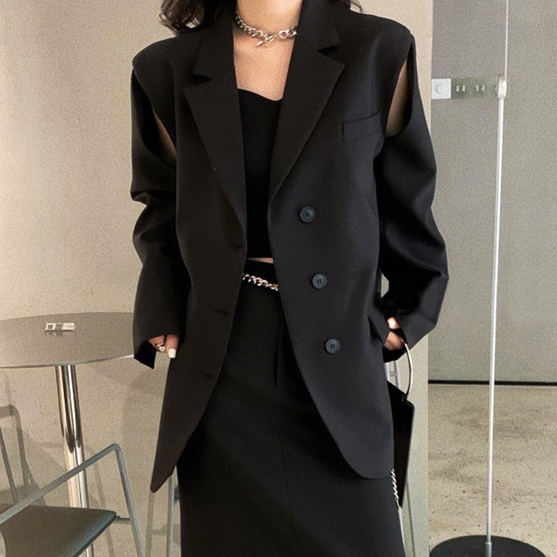 Suit with Shoulder Opening Design ~ 2026 Early Spring Muzer Clothing New Product Commuter Women's Jacket Wholesale 85803