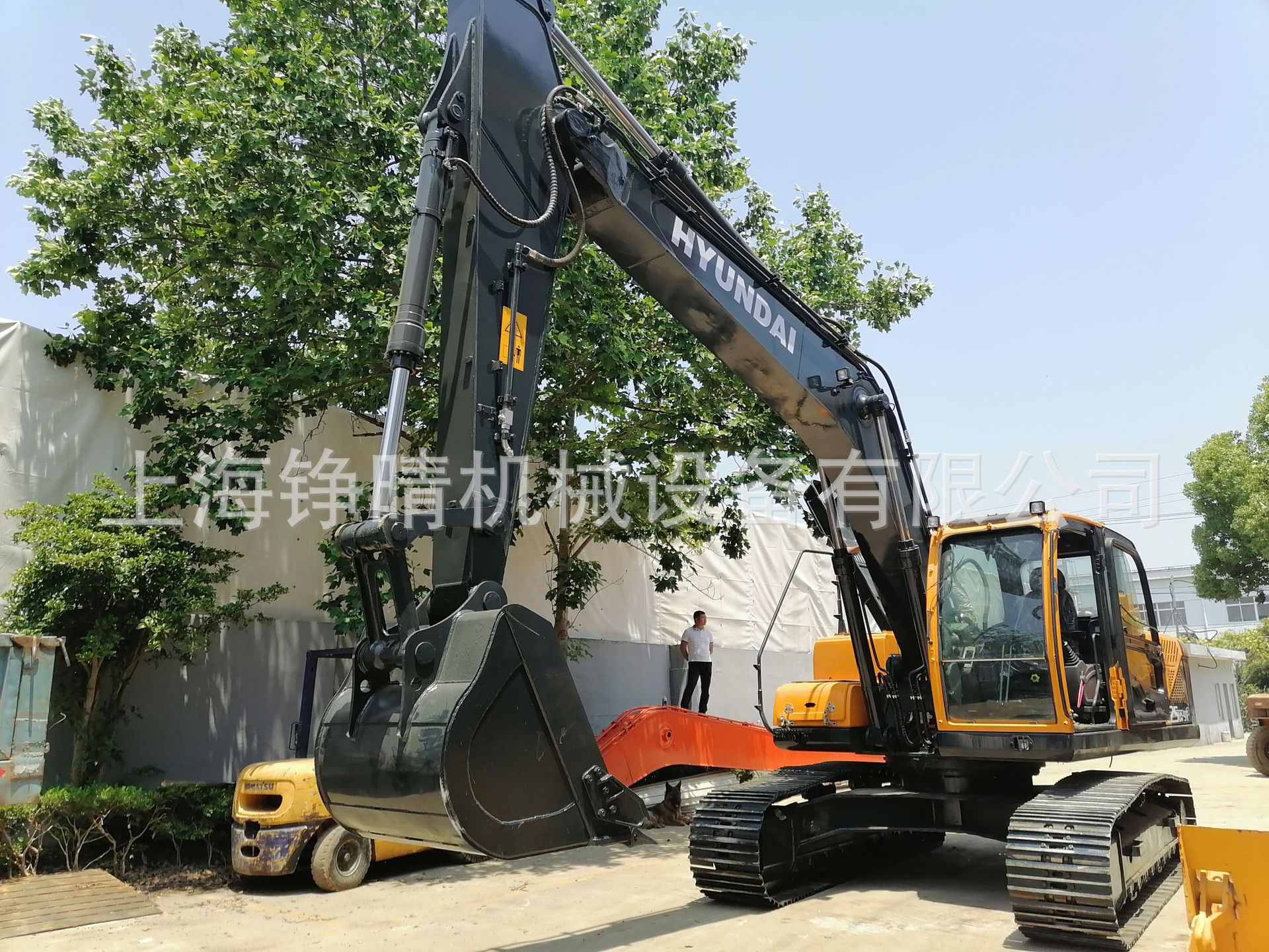 现货上海供应二手现代220-9挖掘机 R225LC-9挖机22吨 钩机
