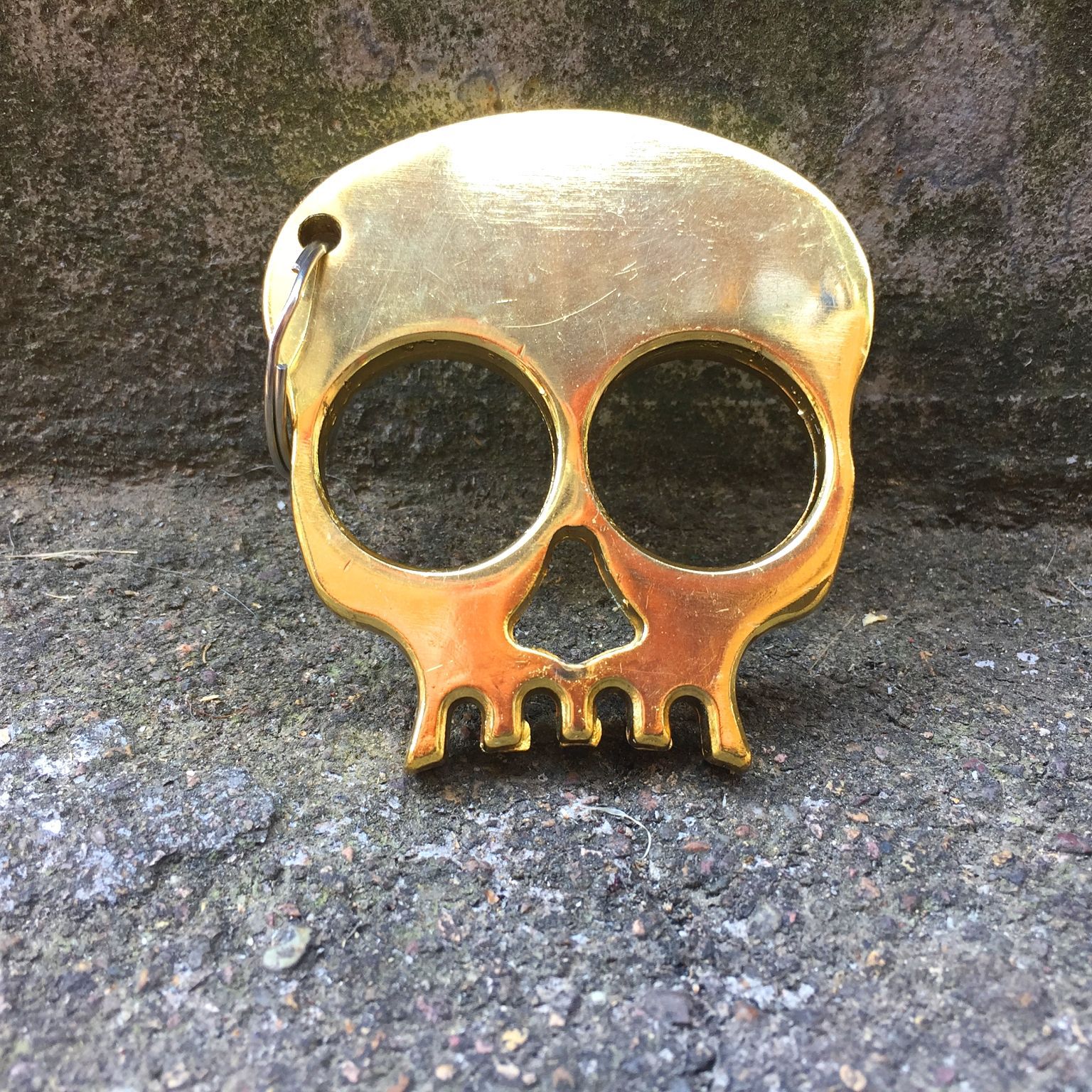 户外防身戒指 鬼头指扣 钛合金鬼手防身指扣 破窗求生锤 钥匙扣