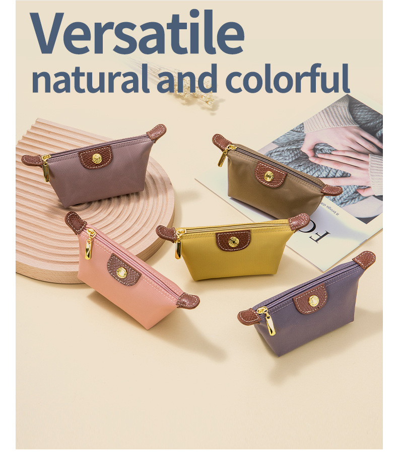 New mini exquisite coin purse, lightweight dumpling portable Oxford cloth lipstick headphone storage bag, women's_voghion.com