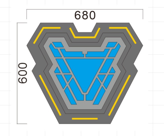 lámpara de diseño para juegos infantiles, ciudad de juegos, gimnasio, centro comercial, supermercado, lámpara de atmósfera, parque de juegos
