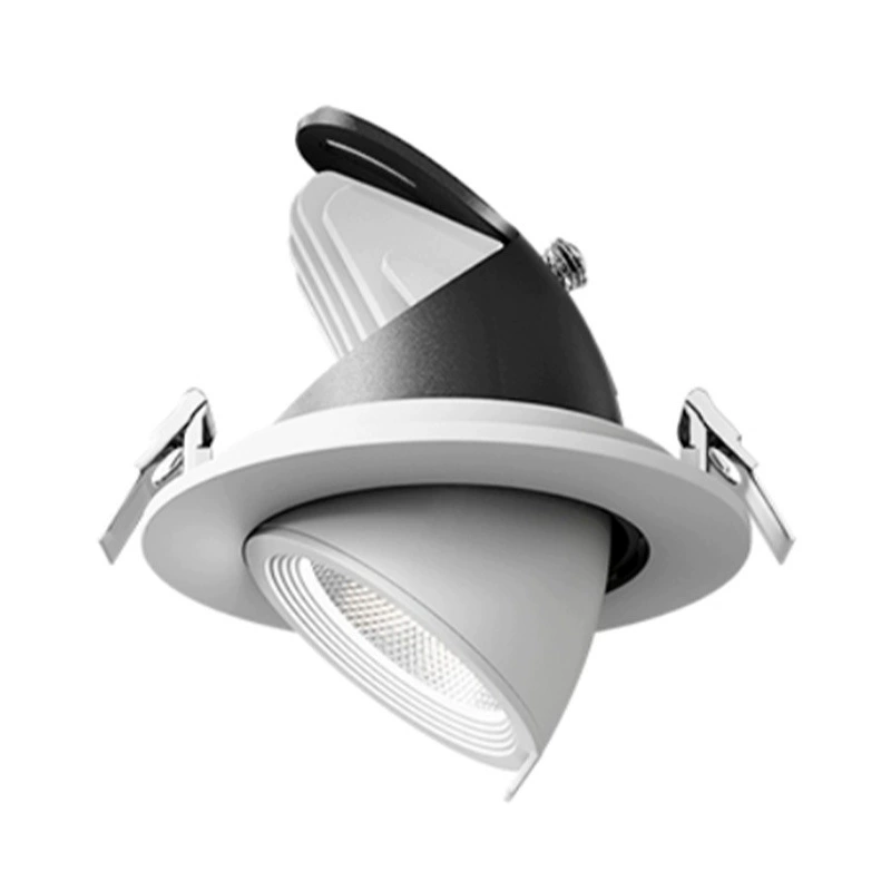 Elephant trunk lamp clothing store adjustable angle embedded ceiling downlight engineering hotel wall washing spotlight elephant trunk spotlight