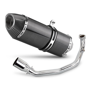 Yoshimura R77 motorcycle full carbon fiber exhaust pipe modified GSX250R Chunfeng 250SR Z900 suit