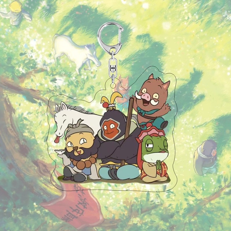 浪浪山小妖怪小猪周边亚克力钥匙扣搞笑创意学生书包可爱挂件装饰|undefined