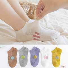 Children's socks Spring and Summer thin cotton mesh socks cartoon crew socks for boys and girls middle children middle children summer breathable baby socks