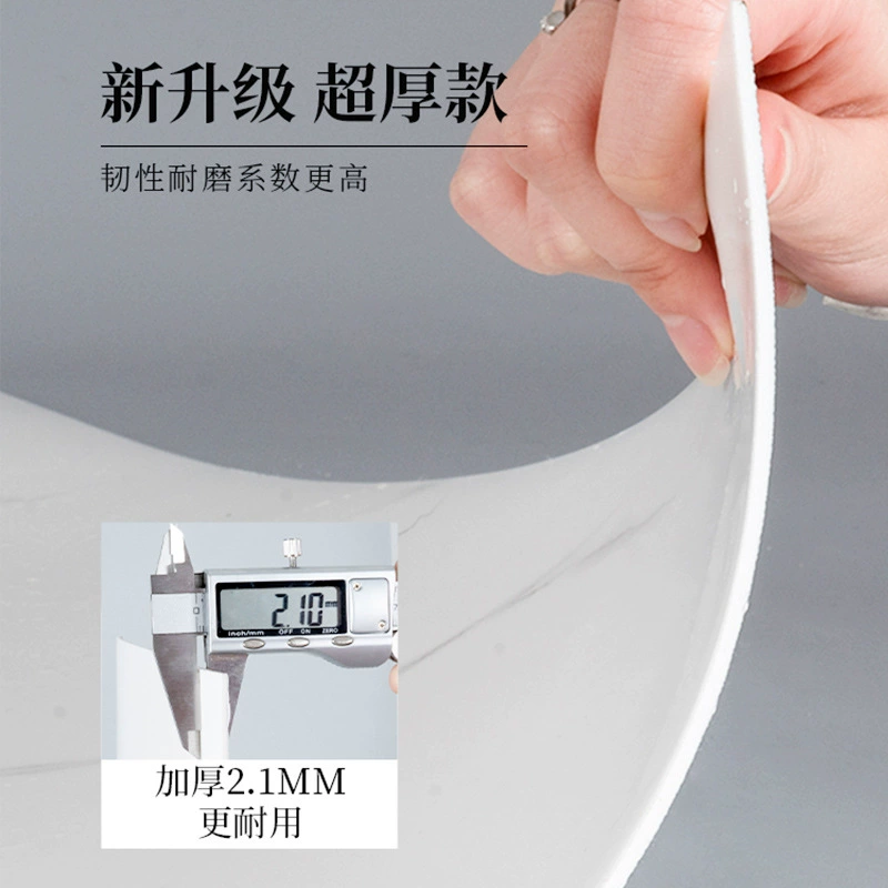 Self-adhesive waterproof wallpapers on wall, marble wall sticker