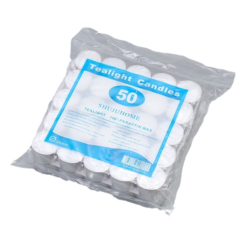 Vela 3-4-8 horas vela té hirviendo aislamiento Hotel KTV romántica confesión cumpleaños aromaterapia pequeña té cera té hirviendo estufa