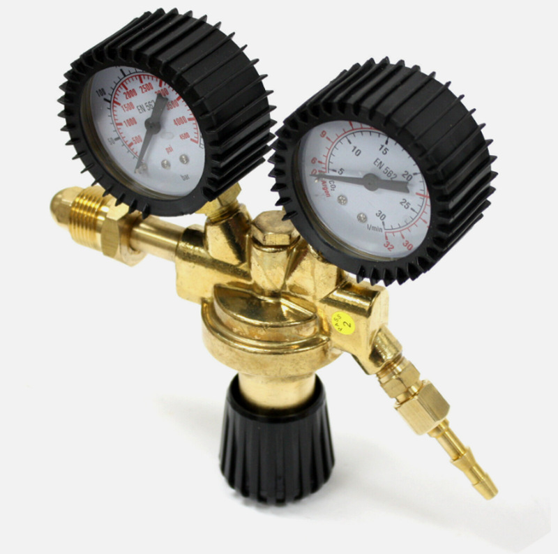 ITALIY全铜欧洲款氩气表二氧化碳表CO2减压器意式氧气表乙炔表