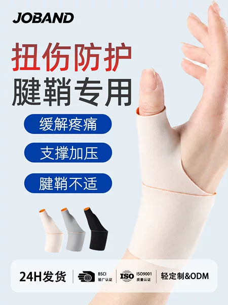 Tendon Sheath Thumb Brace Wrist Support for Wrist Strain, Finger Sprain, and Recovery; Specialized Fixed Compression Wrist Brace