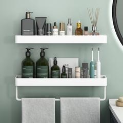 Bathroom storage rack without punching toilet bathroom wall towel storage rack bathroom washbasin wall-mounted