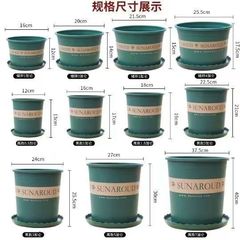 花盆塑料批发大阳台绿萝小盆栽托盘特大号加仑树脂多肉盆