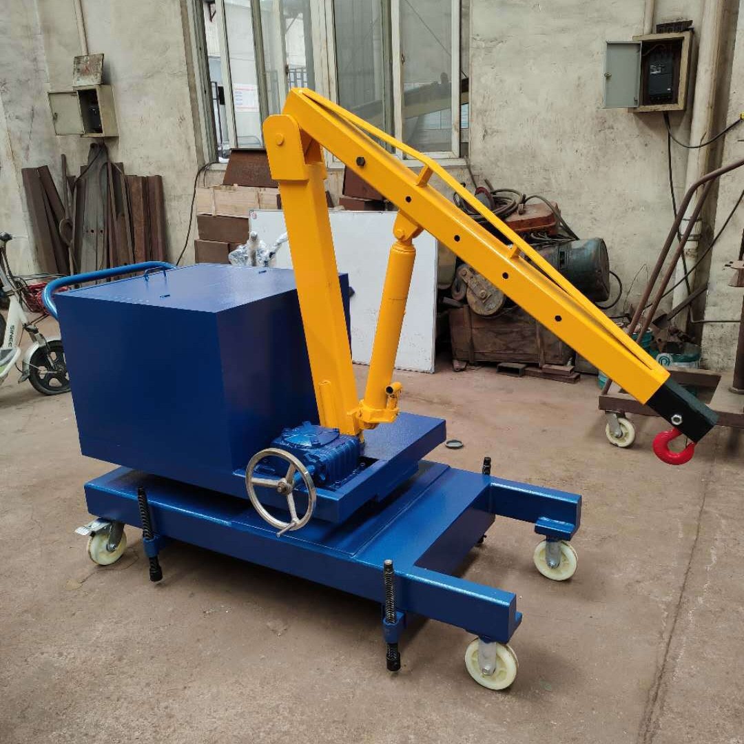 厂家直销手动配重式旋转吊车 液压小吊机 电动吊车 全自动吊机