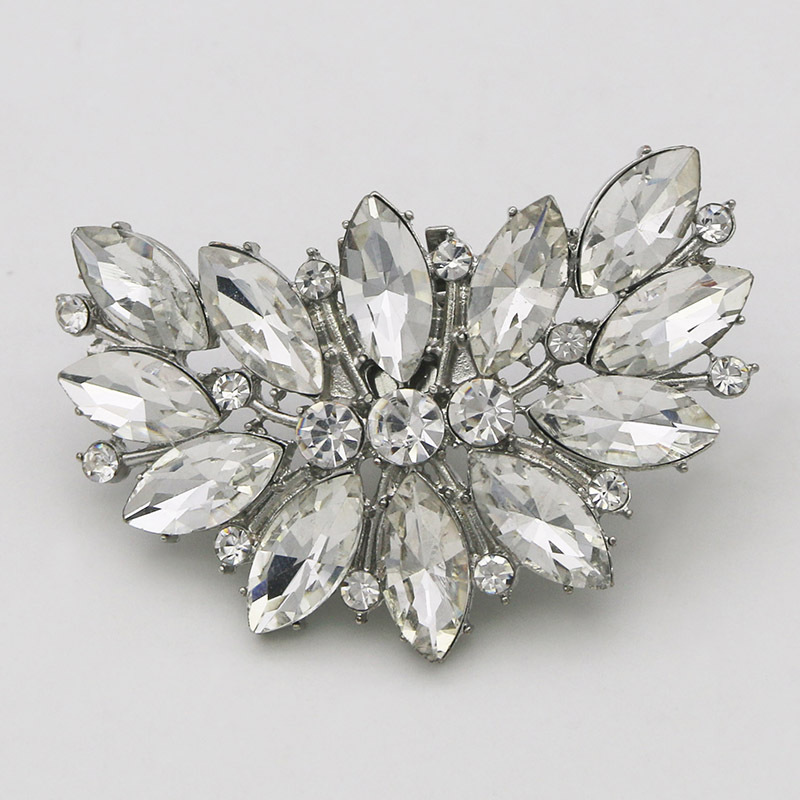 Cruz-frontera nupcial Vamp decoración zapatos de tacón alto accesorios zapatos desmontables flor hebilla zapatos solos zapatos de cristal del todo fósforo hebilla decoraciones