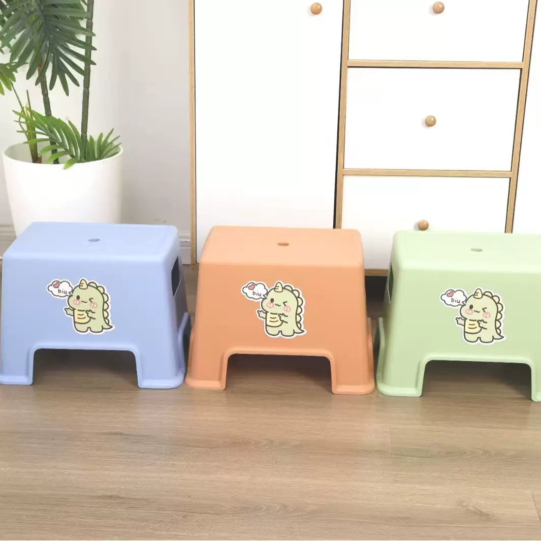 定制 马卡龙加厚塑料凳 换鞋凳 客厅卧室床头凳儿童凳户外小凳子