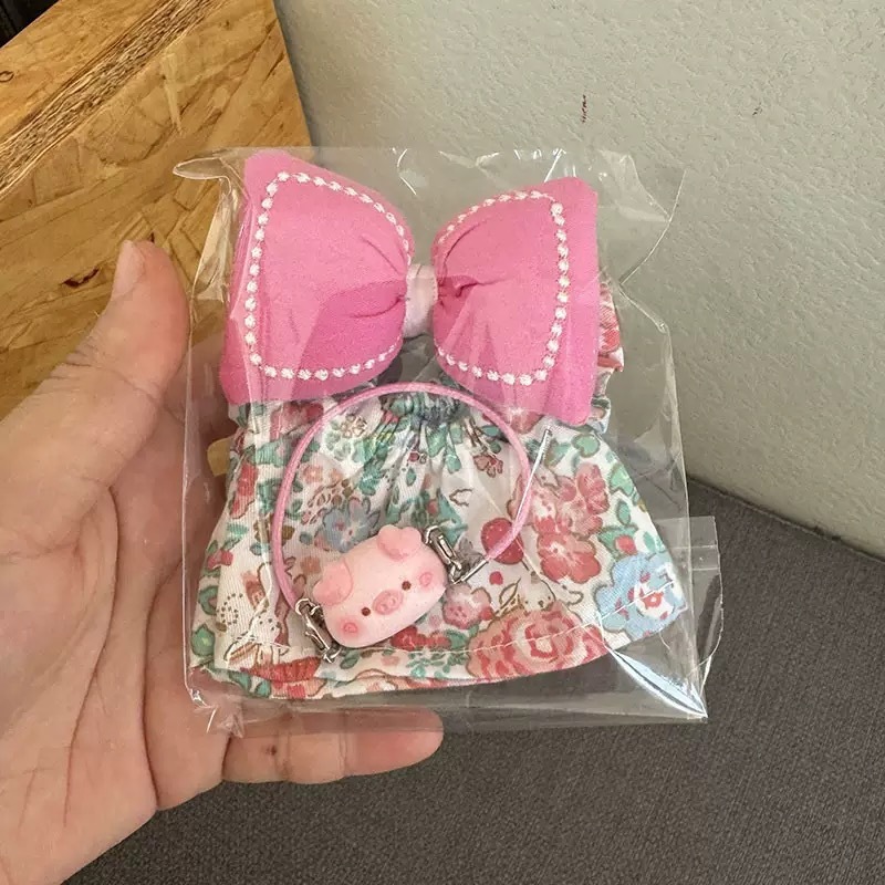洋服のみ】17cm 一世代と二世代 ラブブベビー服ペンダント ラブブスカート バッグセット リボン 新品|undefined
