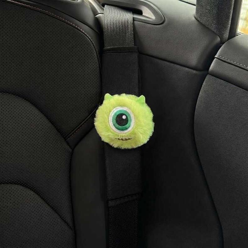 Car Seatbelt Shoulder Pads, Cute Plush Car Interior Dolls, New Car Gifts