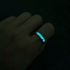 Brazilian love game Player couple men and women one pair of rings luminous sempre Joias ring