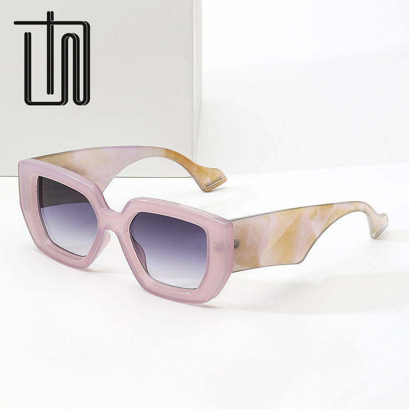 新款大理石紋時尚太陽鏡 86320 歐美墨鏡女跨境摩登太陽眼鏡批發