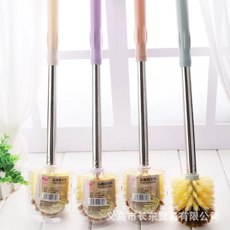 Long Handle Toilet Brush No Dead Angle Bathroom Household Brush Toilet Hard Hair Plastic Brush Toilet Cleaning Brush Toilet Brush
