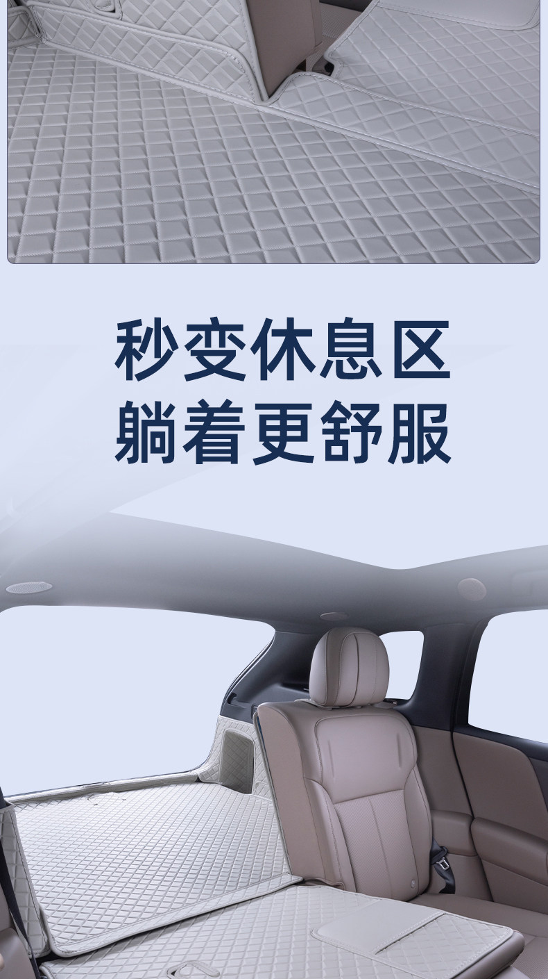 Ideal i6 special trunk mat, fully enclosed, waterproof, eco-friendly material, Ideal i6 standard trunk mat modification accessory