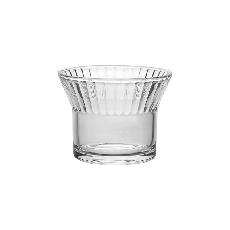 Taza de café de café a mano de cafetería Taza de latte antiescaldado Taza blanca australiana Taza de vidrio de flores de alto valor de estilo ins