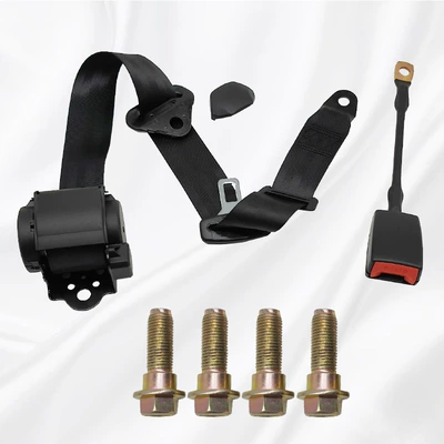 belt 3C, Car seat belt - r200-coated-k330cm-steel-wire-base-4-single-british-standard-screws