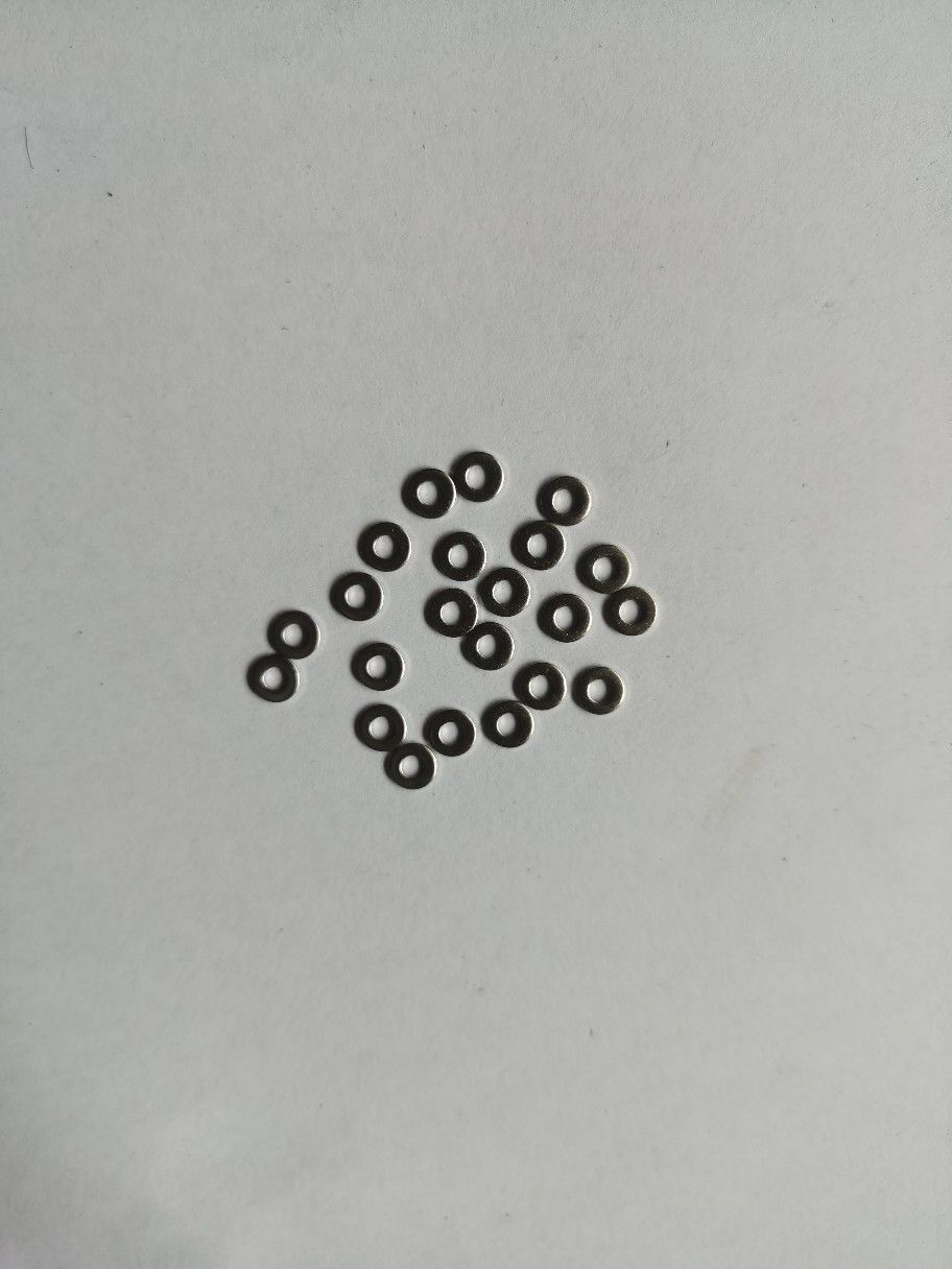 304不锈钢组合平垫 内孔3.6 厚度0.8 外径9