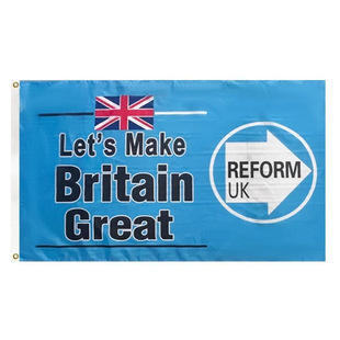Cross-Border Supply Reform Uk Flag 90X150Cm 2 Buttons 100D Material Flag Factory in Stock