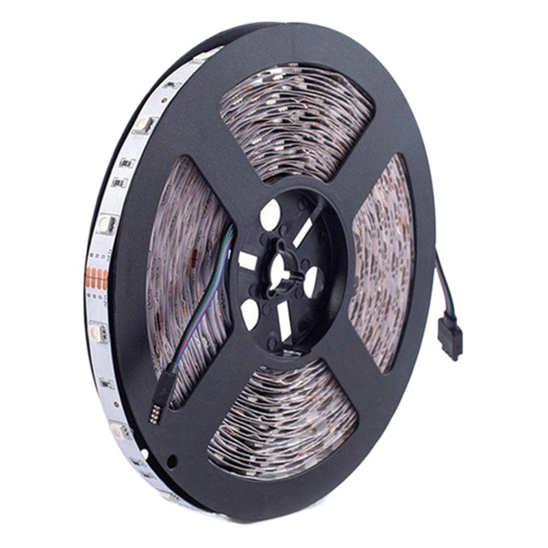 Tira de Luces LED de 12v Transfronteriza, con Bluetooth de 44 Teclas, Autoadhesiva, Colorida, Luz Ambiental RGB, Juego de Tiras de Luces