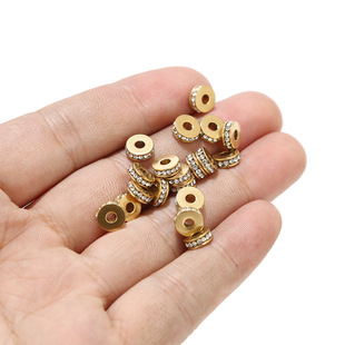 18K����ɫ�ʯ�A�θ��� ƽ��A��������朴��� ����DIY�ֹ����
