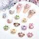 Mixed cartoon nail accessories wholesale cute pull cloth head mixed decorations diy resin nail accessories