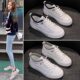 Genuine Leather White Shoes Women's 2024 Spring New Women's Shoes All-match Women's Soft-soled Sports Casual Sneakers Women's Shoes